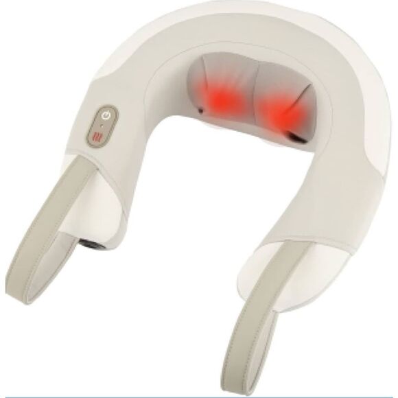 NEW HoMedics Shiatsu Rechargeable Neck Massager Heat Deep-Kneading Shiatsu Massa - Picture 1 of 9